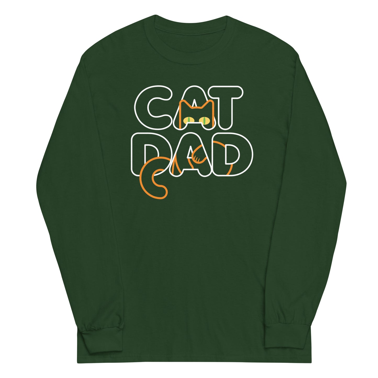 Cat Dad Unisex Long Sleeve Tee