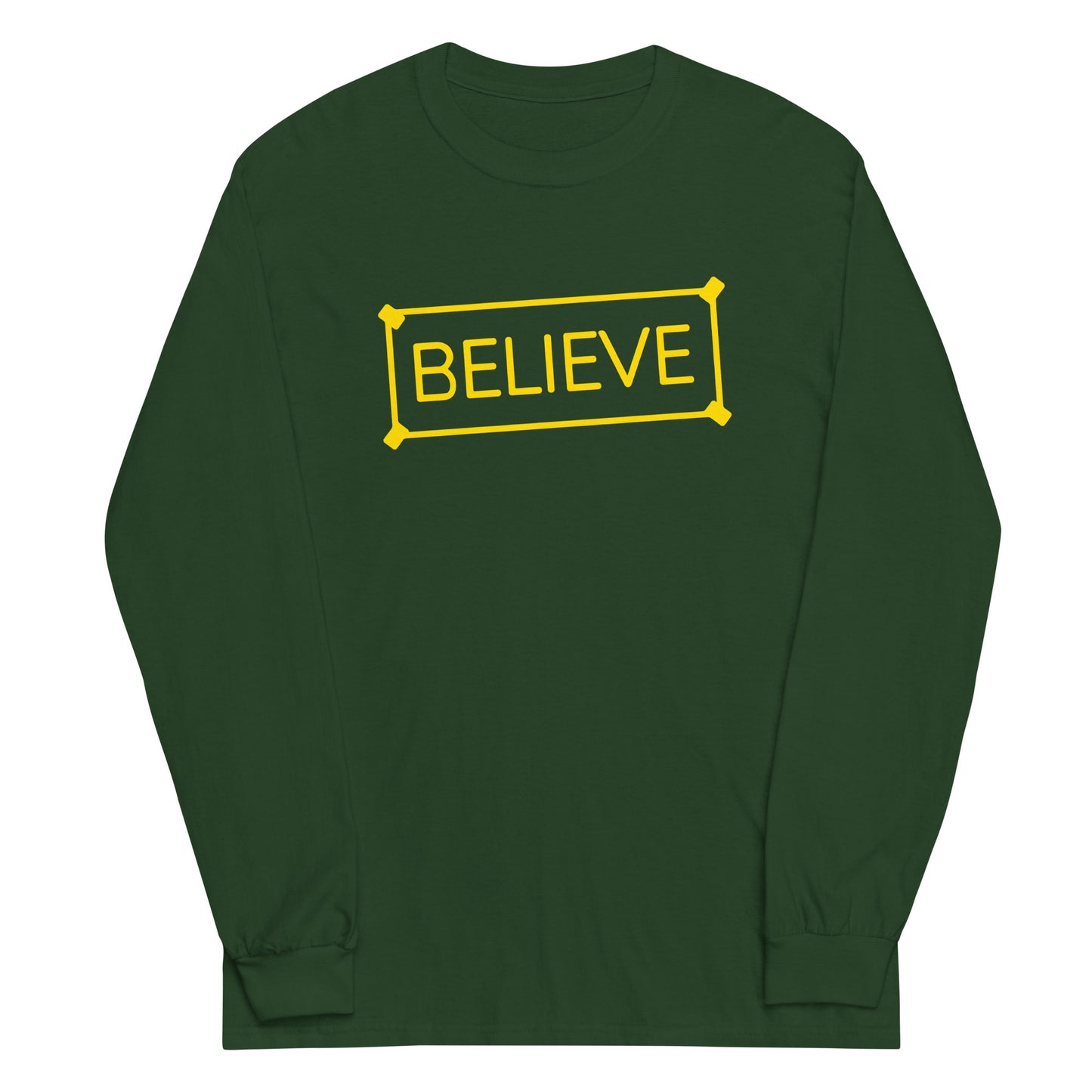 Believe Sign Unisex Long Sleeve Tee