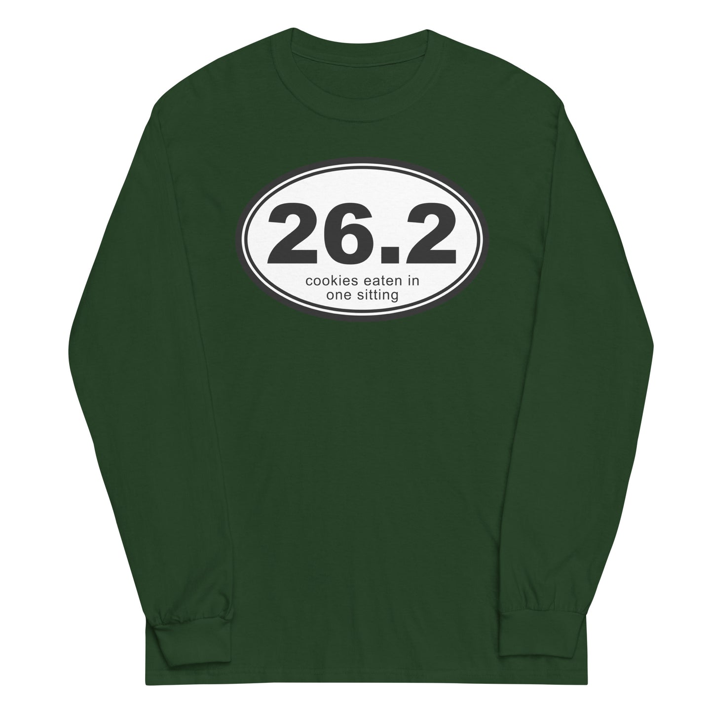 26.2 Cookies Eaten In One Sitting Unisex Long Sleeve Tee