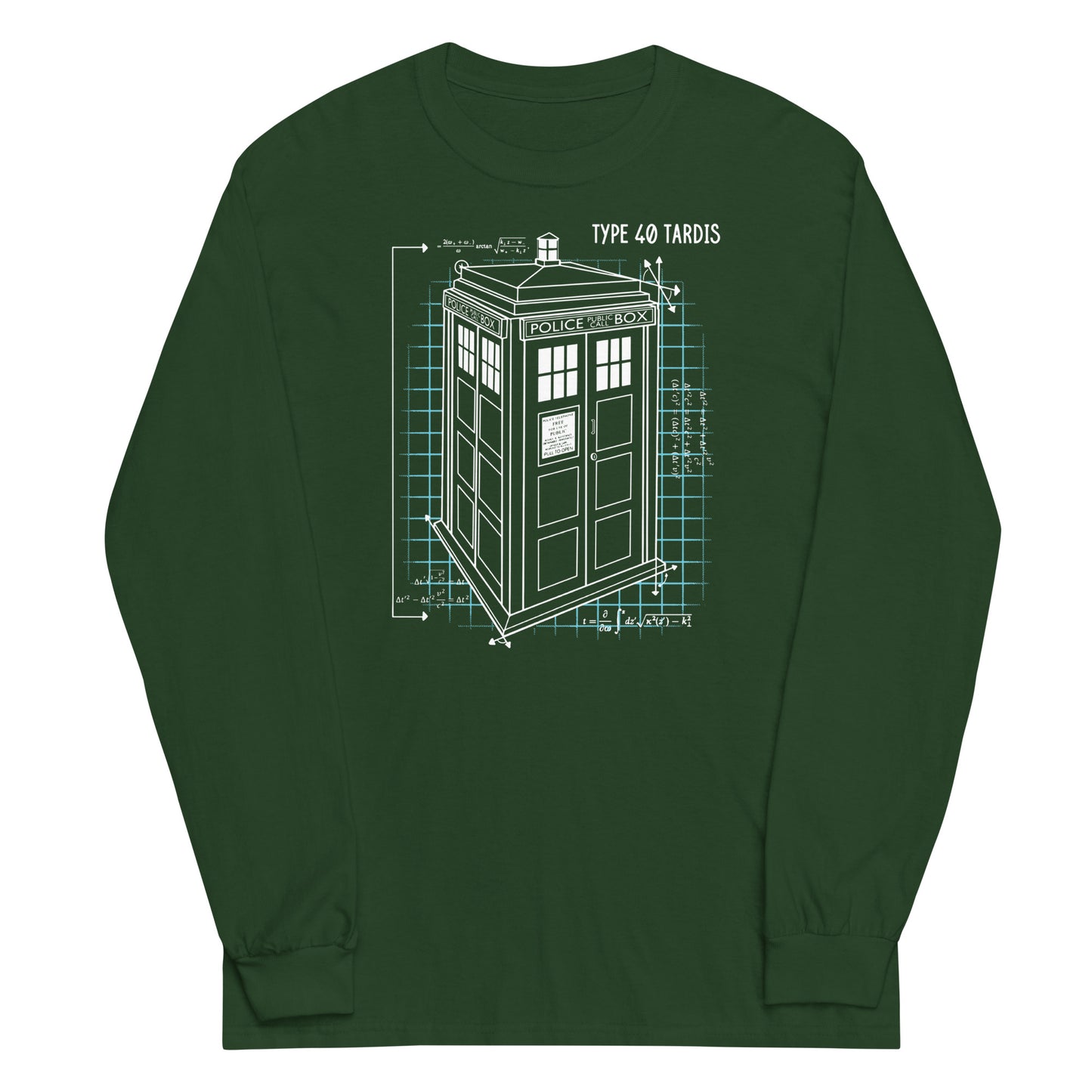 Type 40 Tardis Unisex Long Sleeve Tee