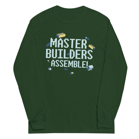 Master Builders Assemble! Unisex Long Sleeve Tee