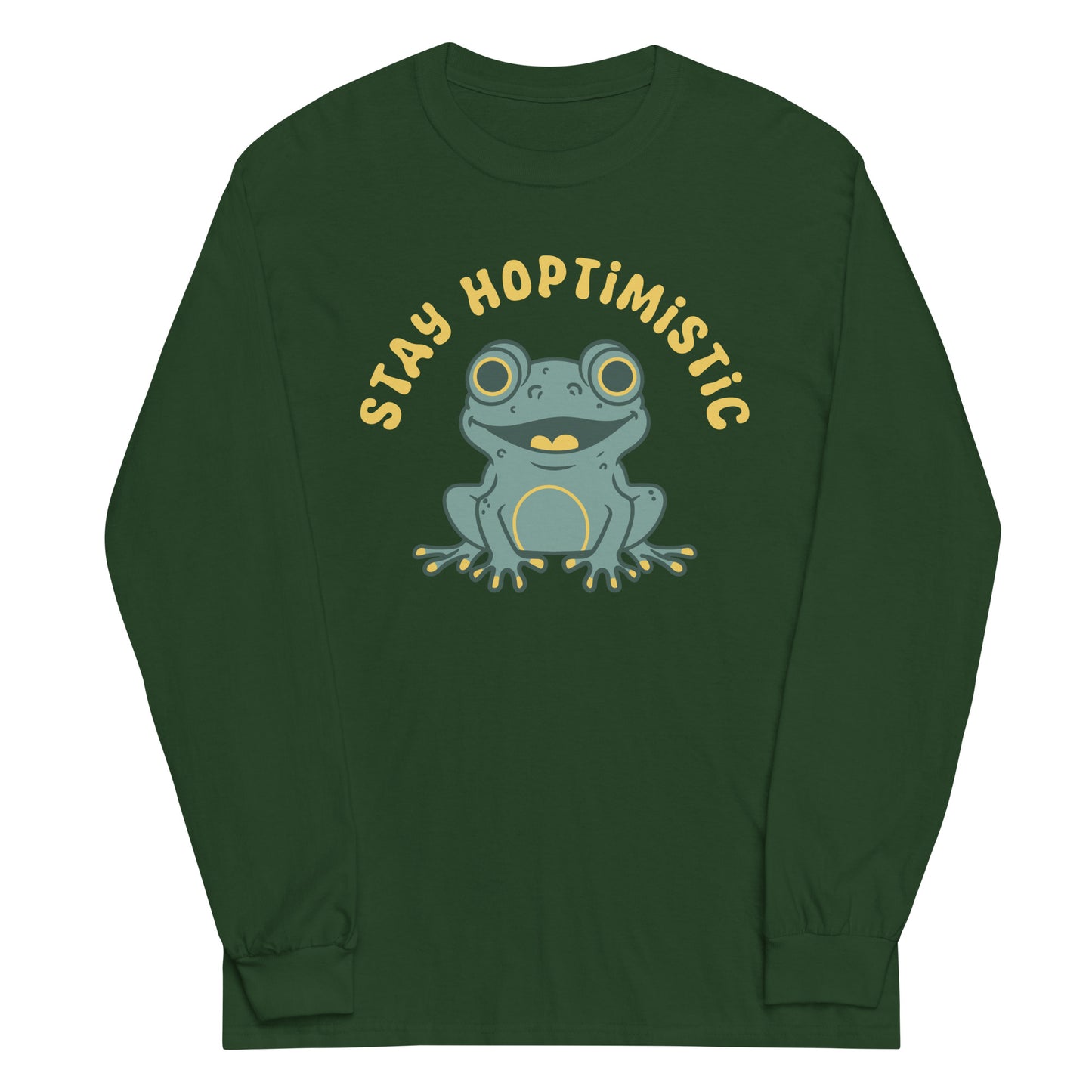 Stay Hoptimistic Unisex Long Sleeve Tee