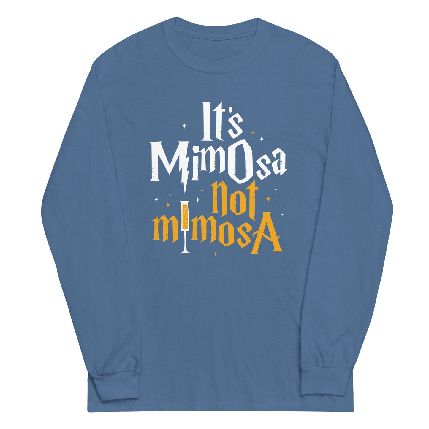 It's Mimosa Not Mimosa Unisex Long Sleeve Tee