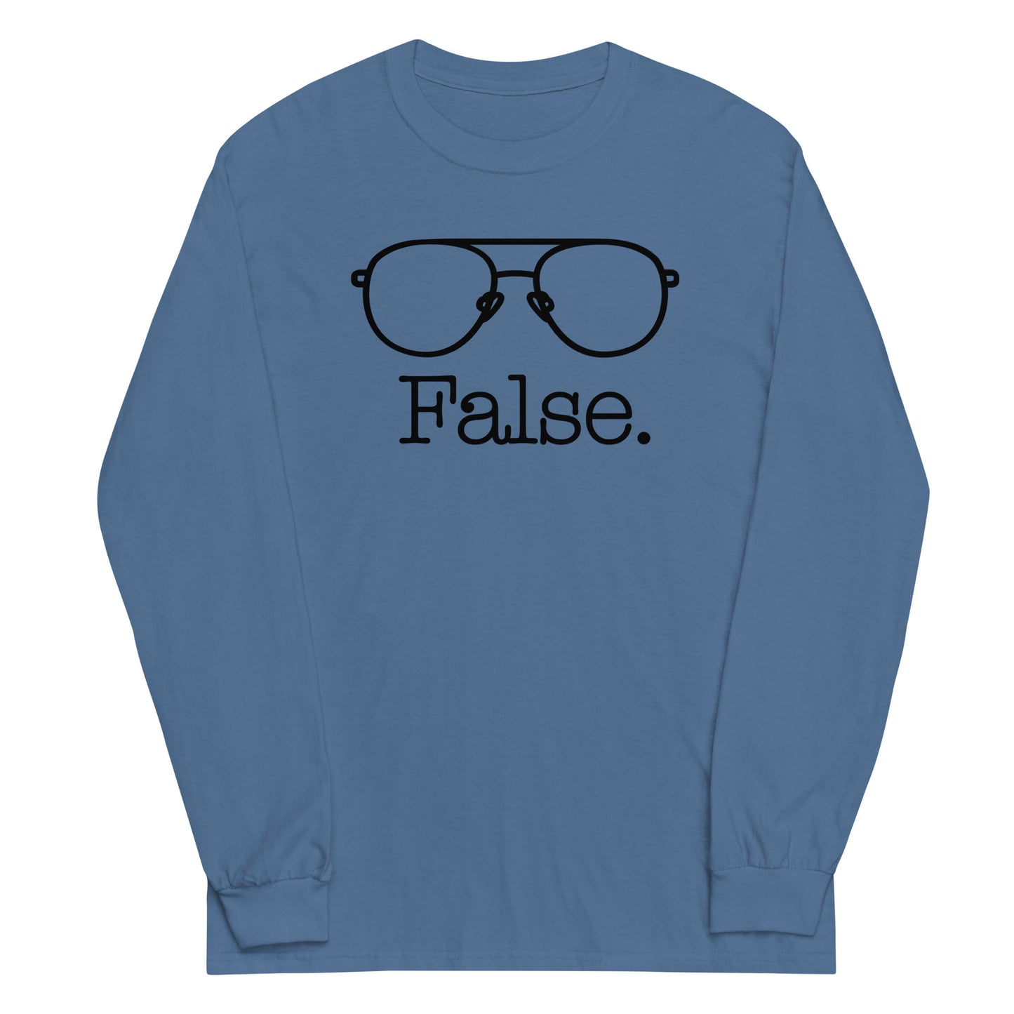 False Glasses Unisex Long Sleeve Tee