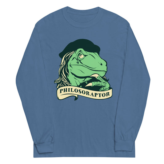 Philosoraptor Unisex Long Sleeve Tee