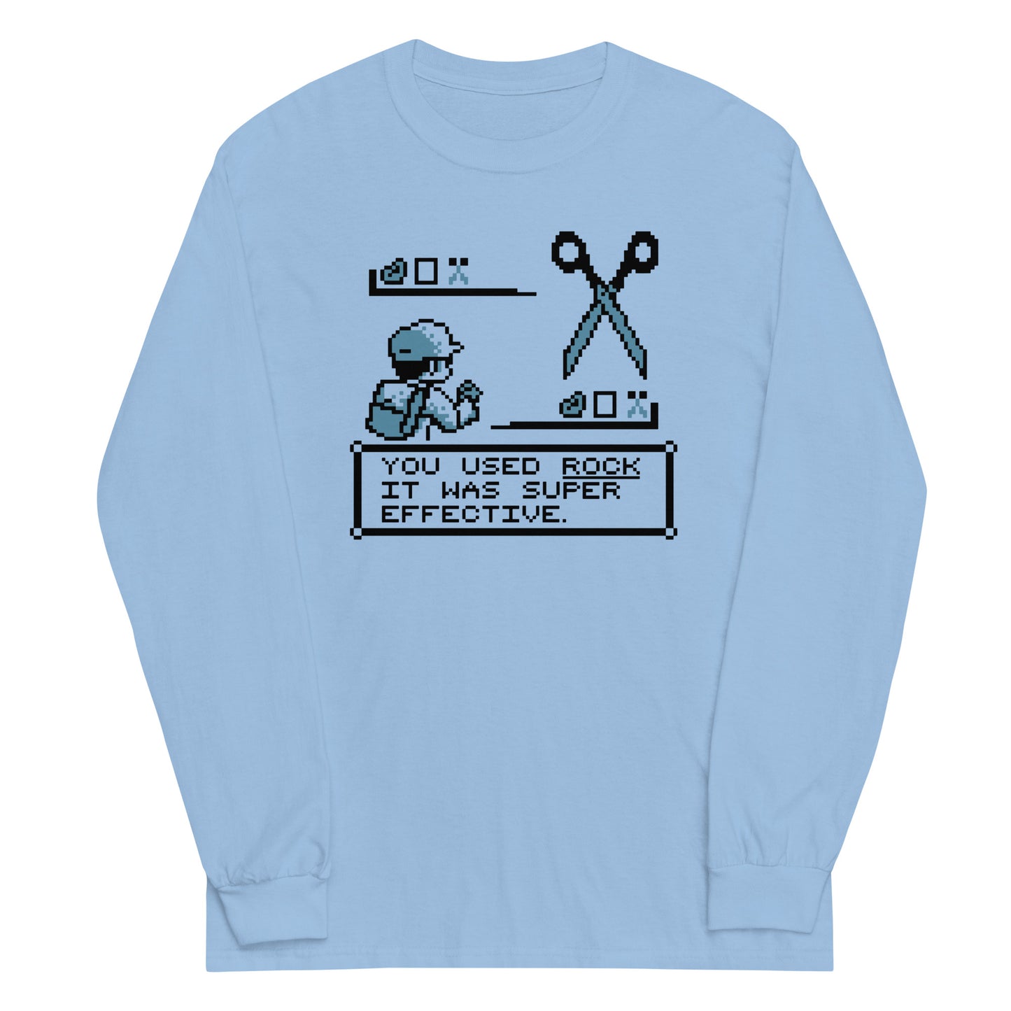 Rock Paper Scissors Battle Unisex Long Sleeve Tee