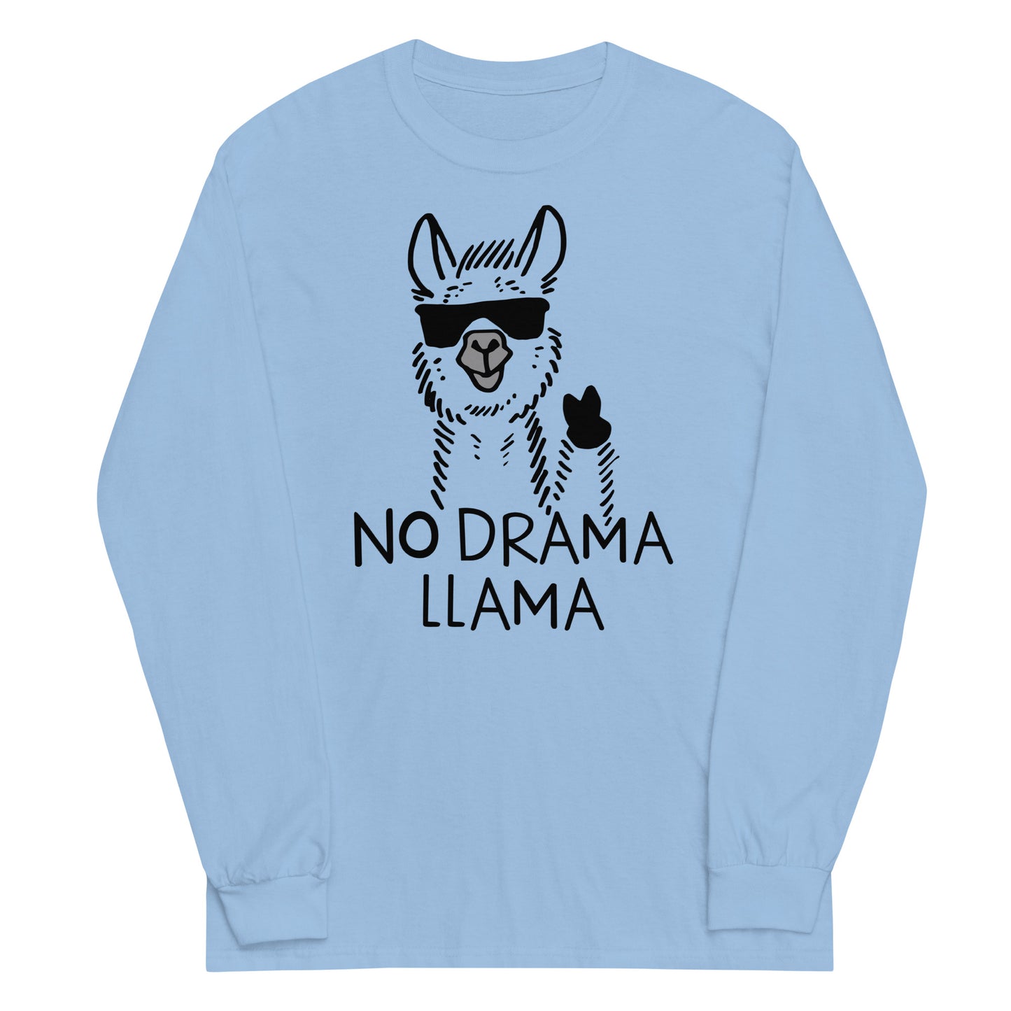 No Drama Llama Unisex Long Sleeve Tee