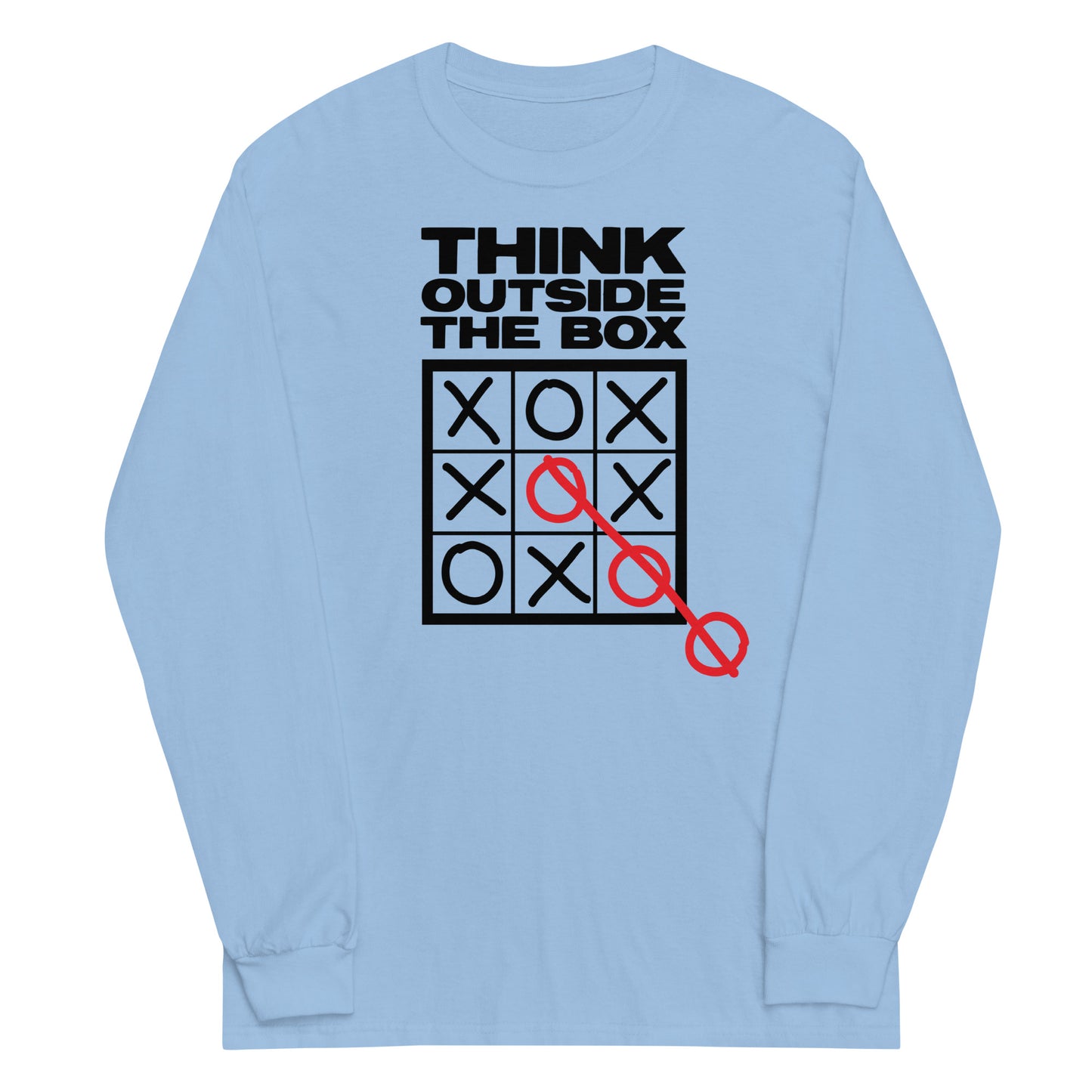 Think Outside The Box Unisex Long Sleeve Tee