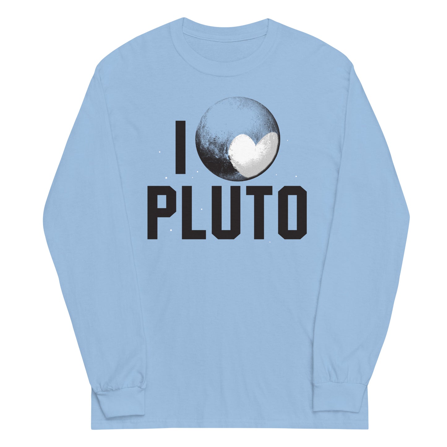 I Heart Pluto Unisex Long Sleeve Tee