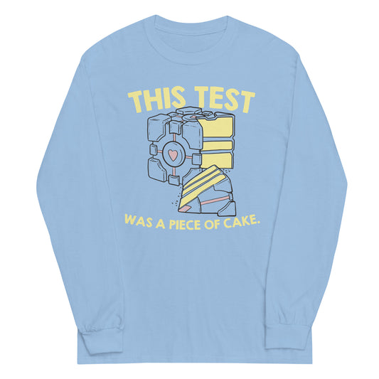 This Test Was A Piece Of Cake Unisex Long Sleeve Tee