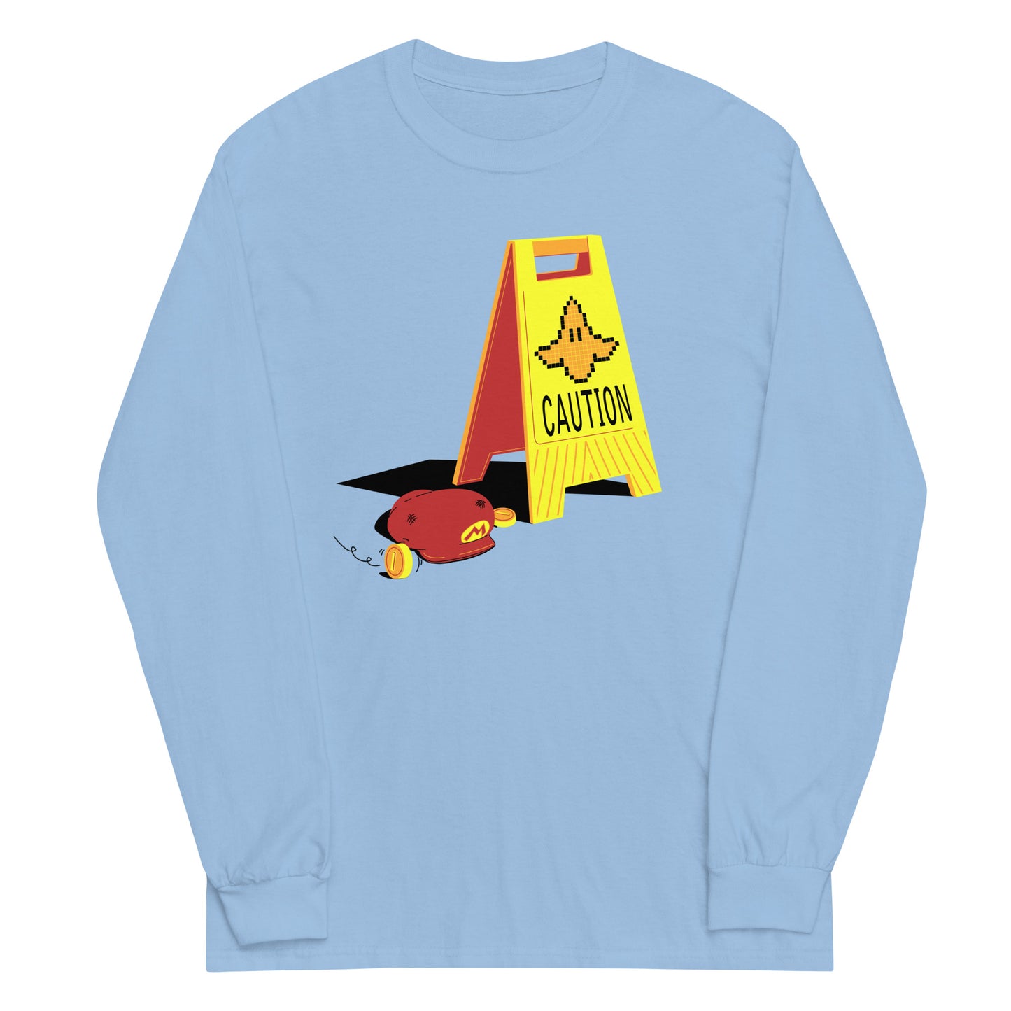 Caution Banana Unisex Long Sleeve Tee