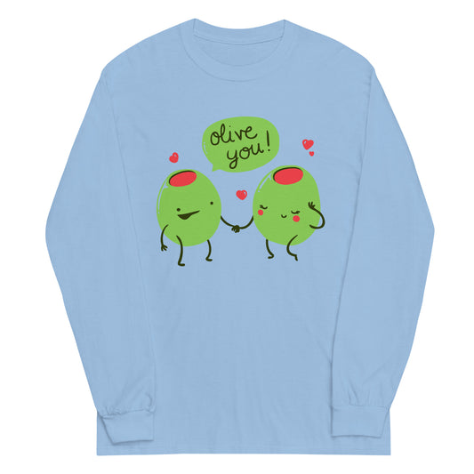 Olive You Unisex Long Sleeve Tee