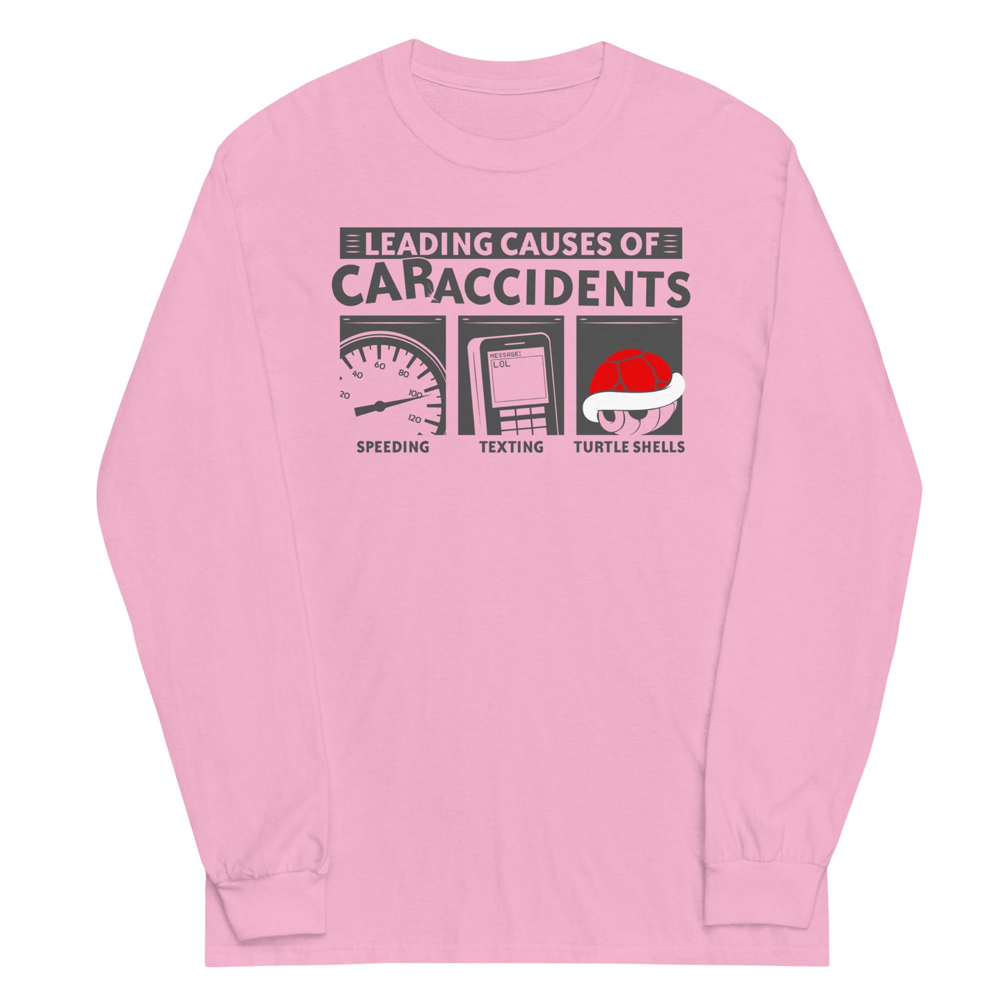 Leading Causes of Accidents Unisex Long Sleeve Tee