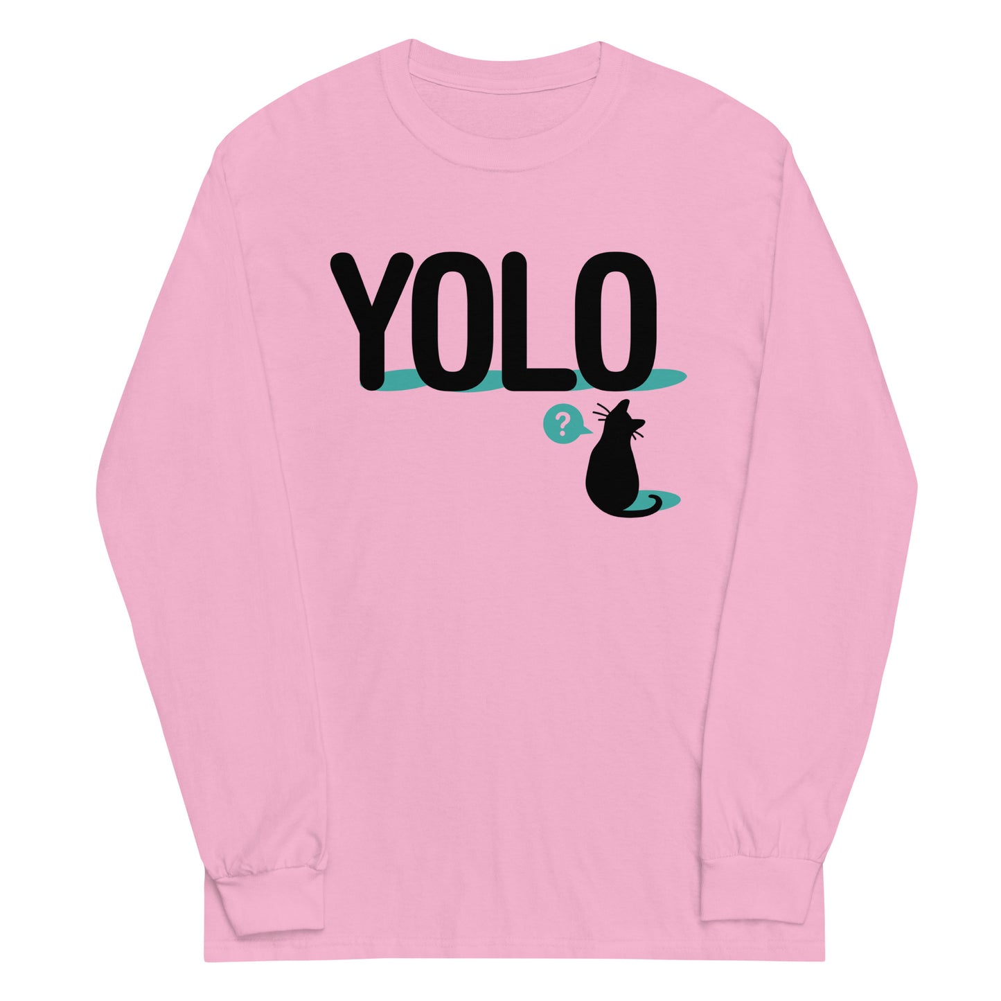 YOLO Cat Unisex Long Sleeve Tee