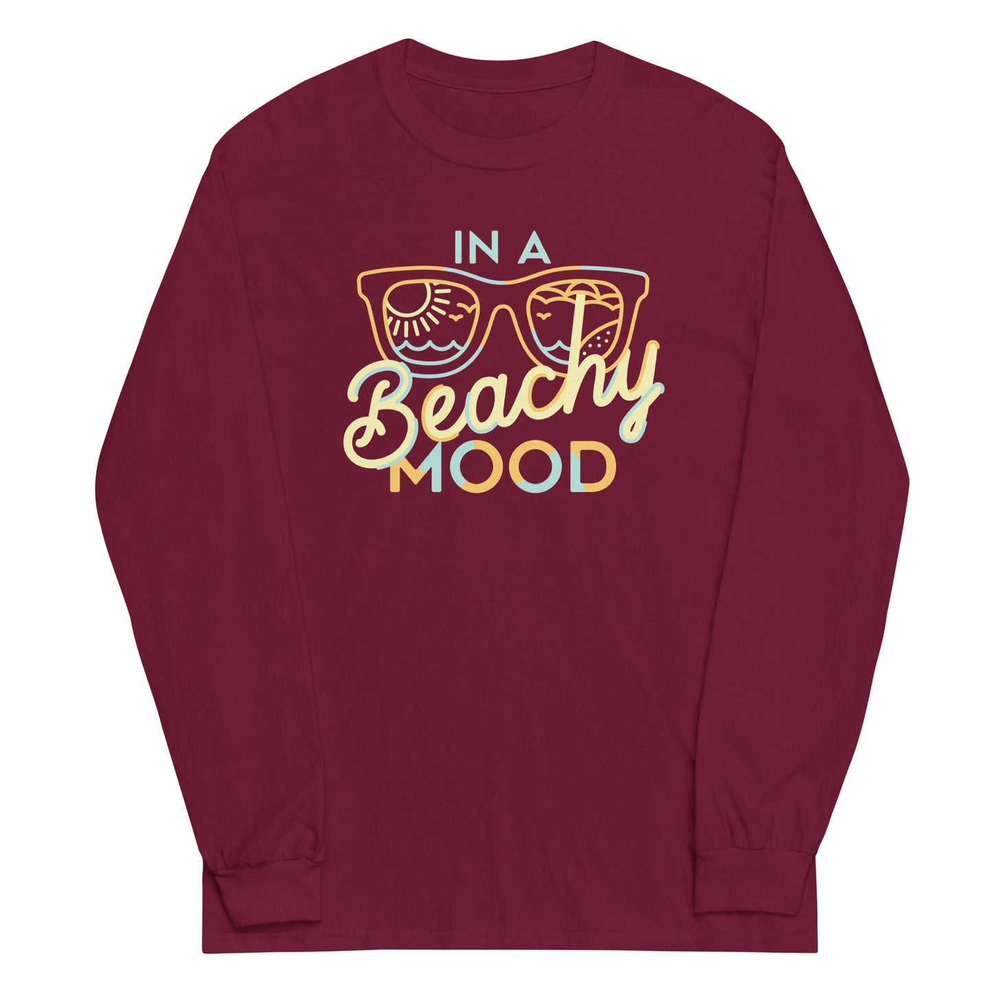 In A Beachy Mood Unisex Long Sleeve Tee