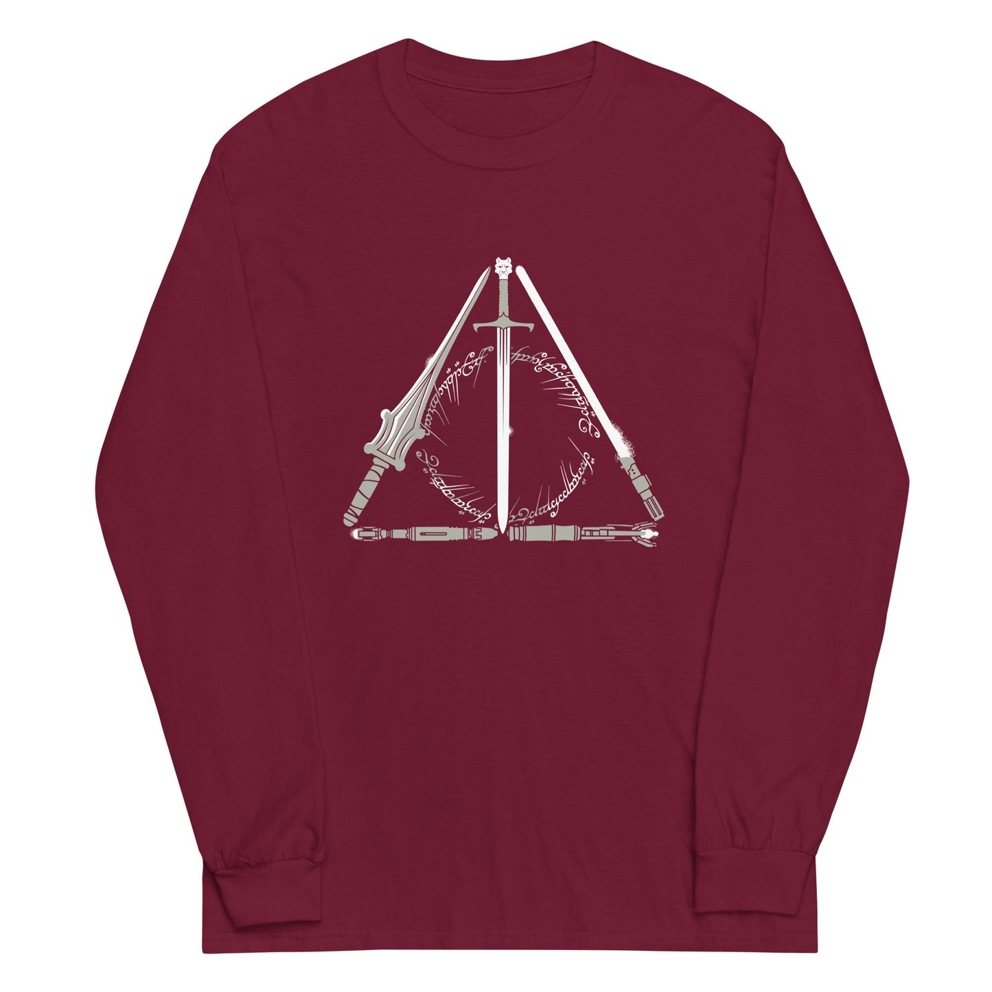 Nerdy Hallows Unisex Long Sleeve Tee