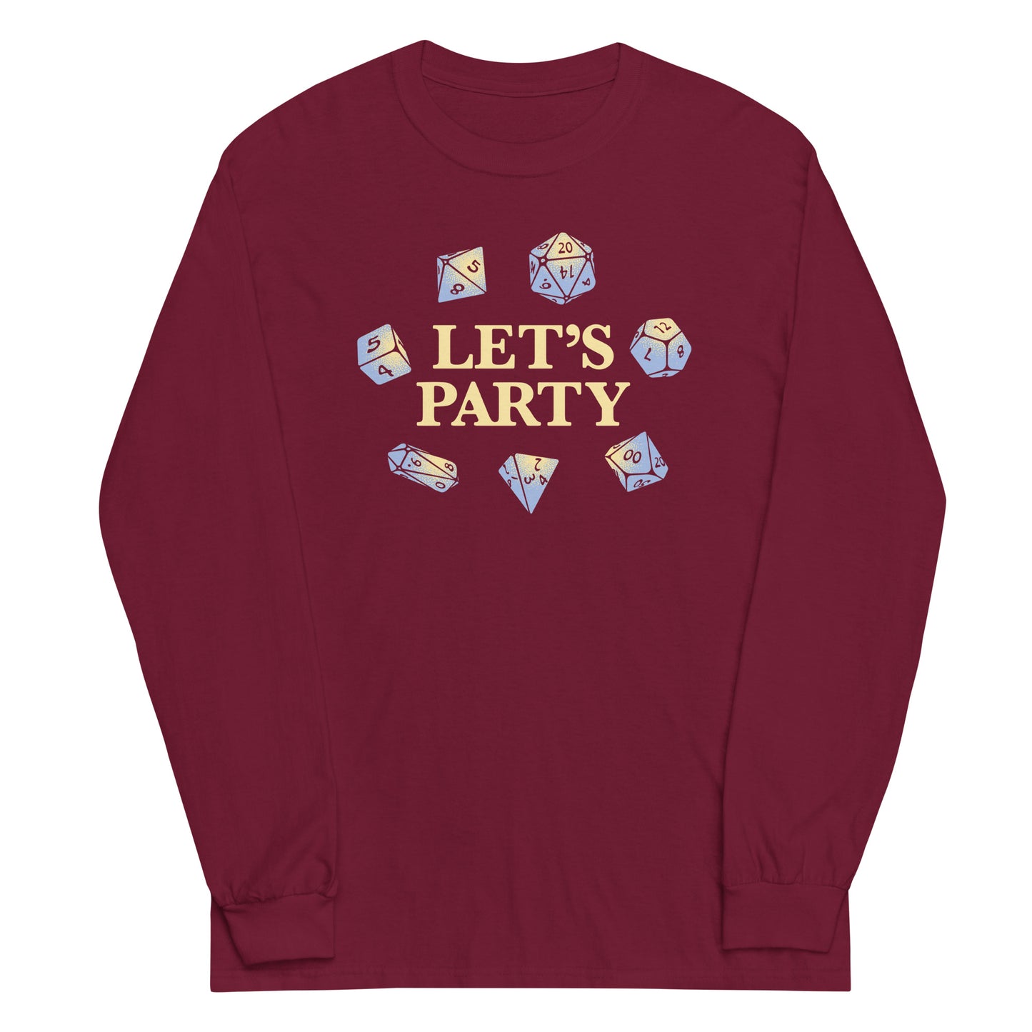 Let's Party Dice Unisex Long Sleeve Tee