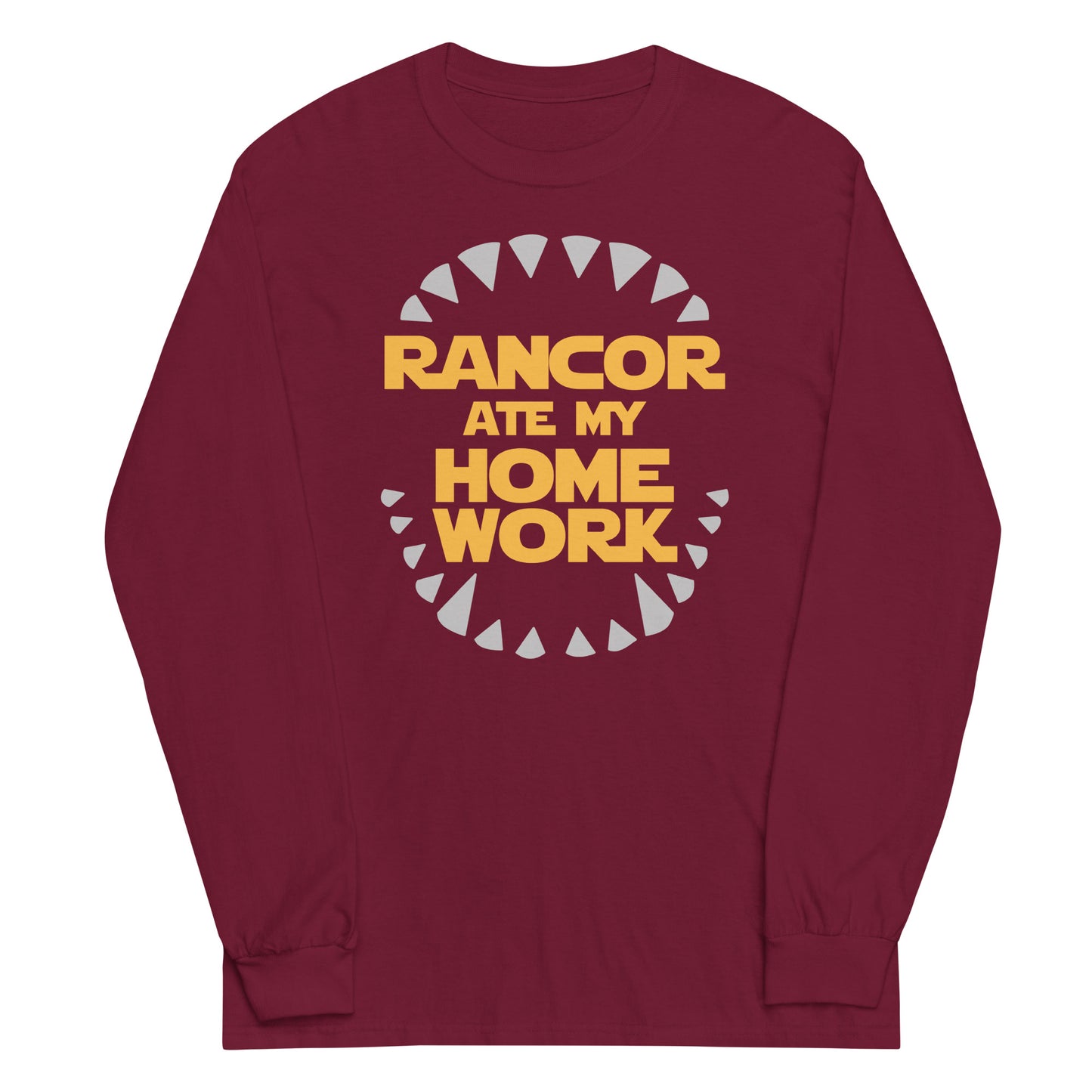 Rancor Ate My Homework Unisex Long Sleeve Tee