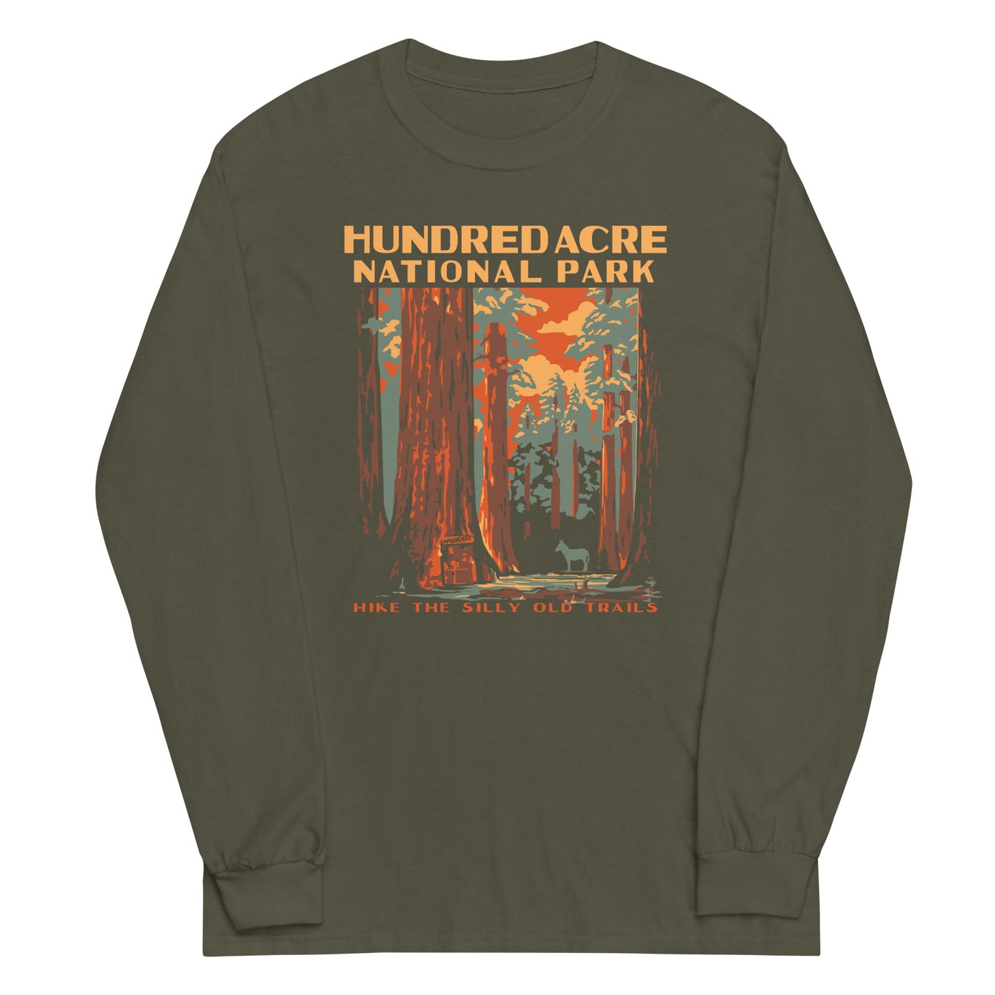 Hundred Acre National Park Unisex Long Sleeve Tee