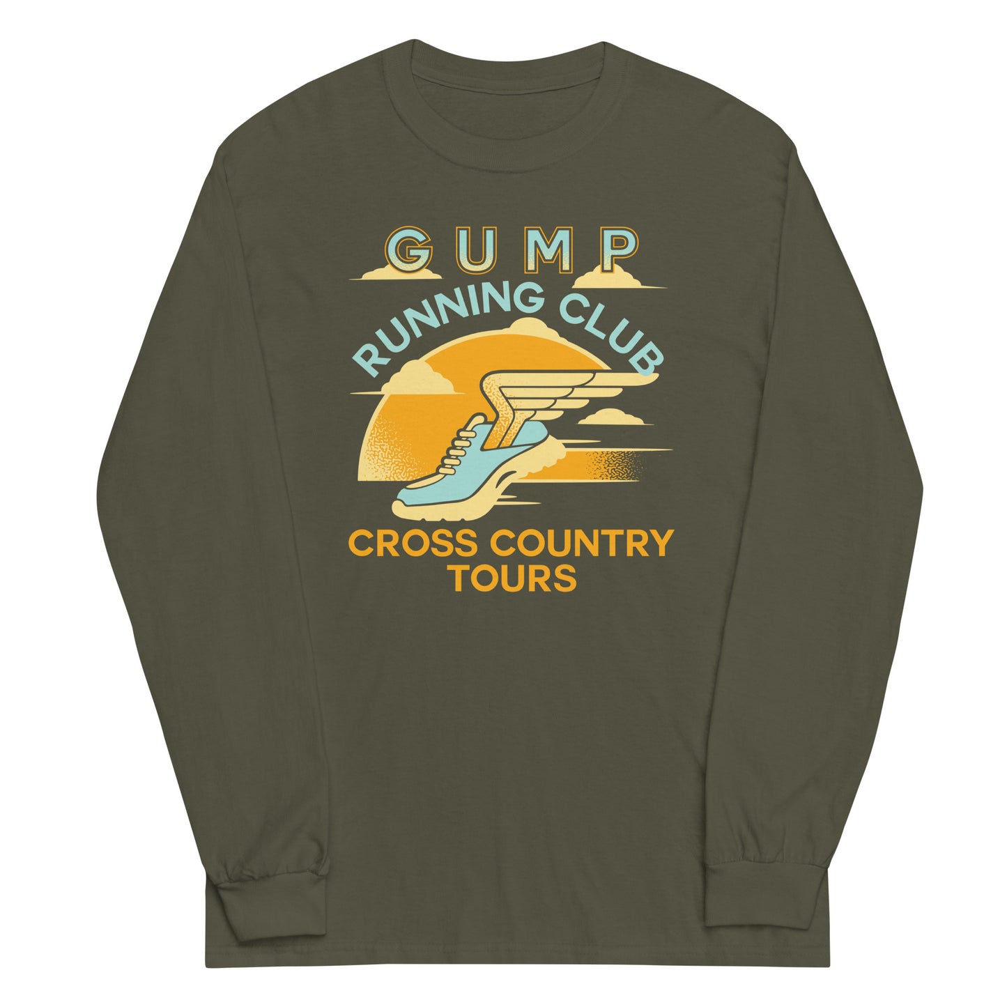 Gump Running Club Unisex Long Sleeve Tee