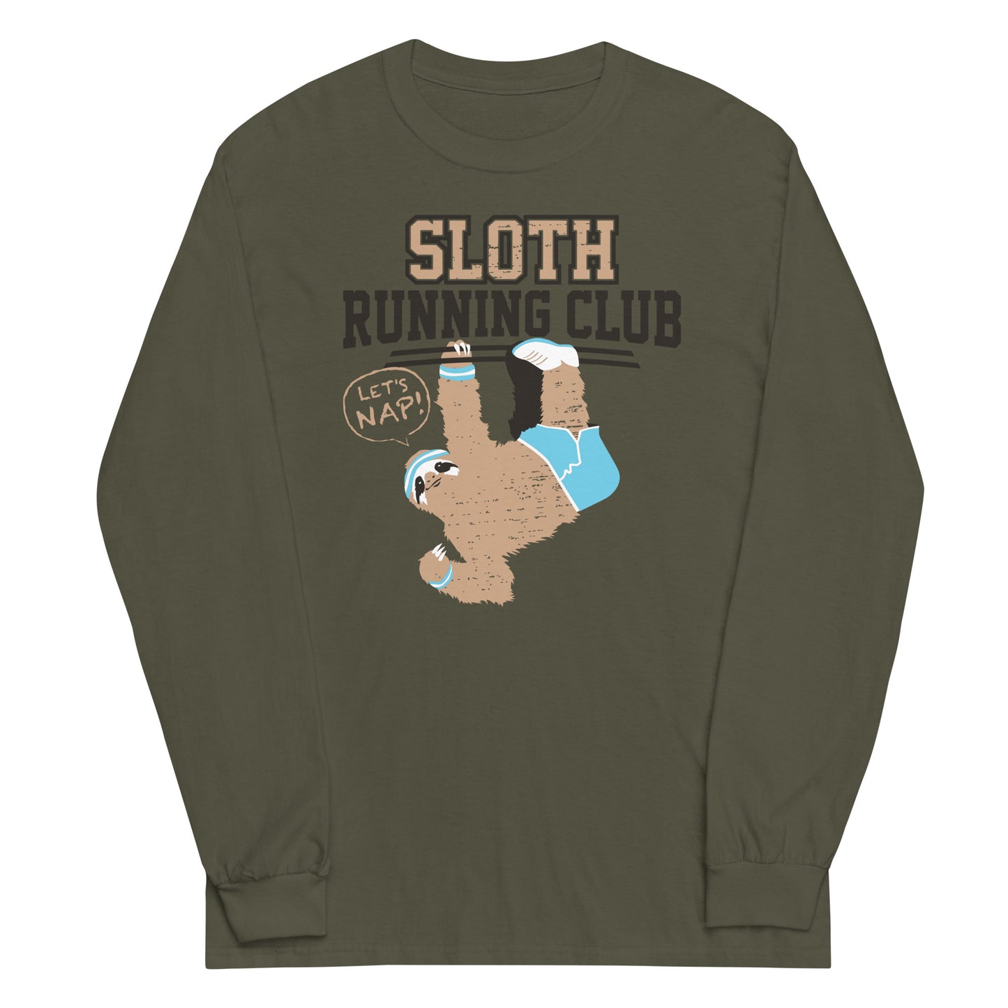 Sloth Running Club Unisex Long Sleeve Tee