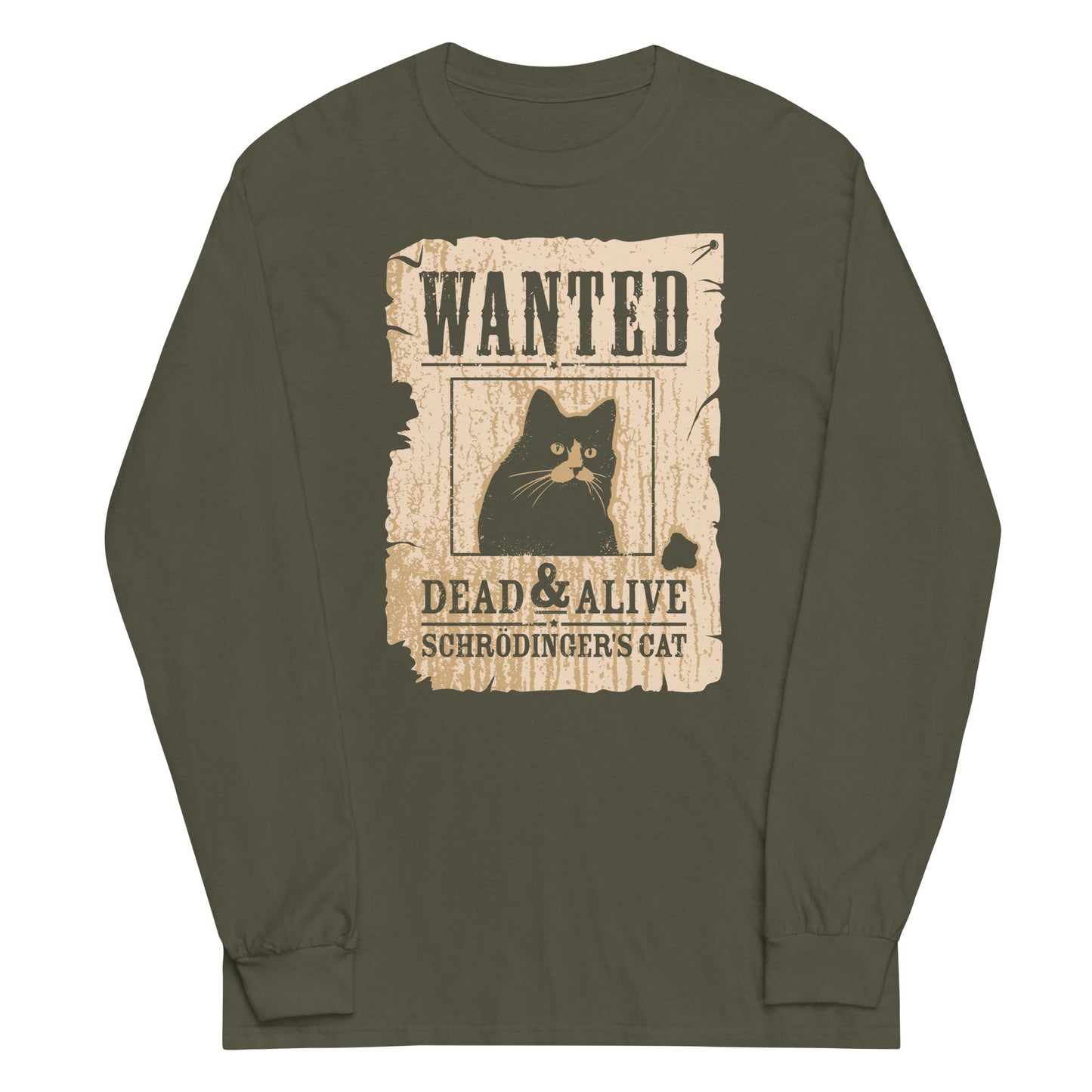 Wanted Dead And Alive Unisex Long Sleeve Tee