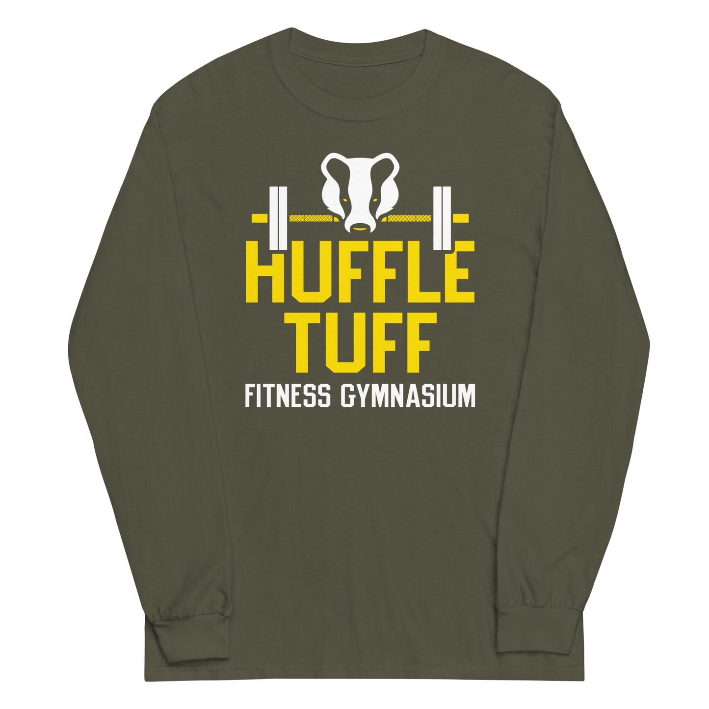 Huffle Tuff Gym Unisex Long Sleeve Tee