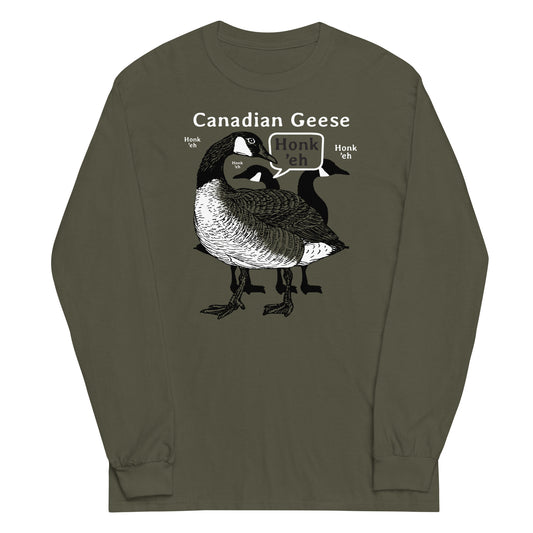 Canadian Geese Unisex Long Sleeve Tee