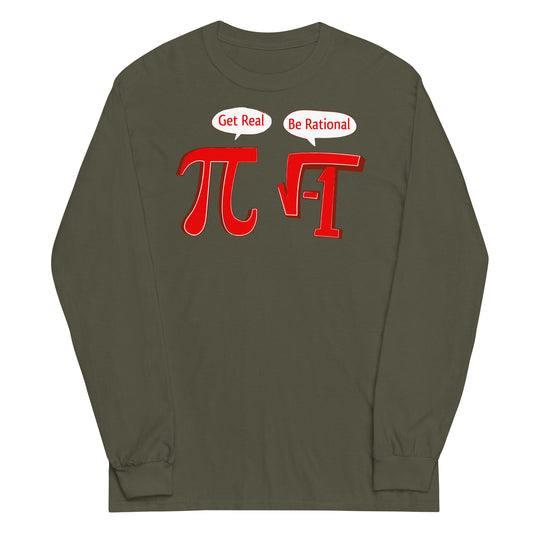 Pi Be Rational Unisex Long Sleeve Tee