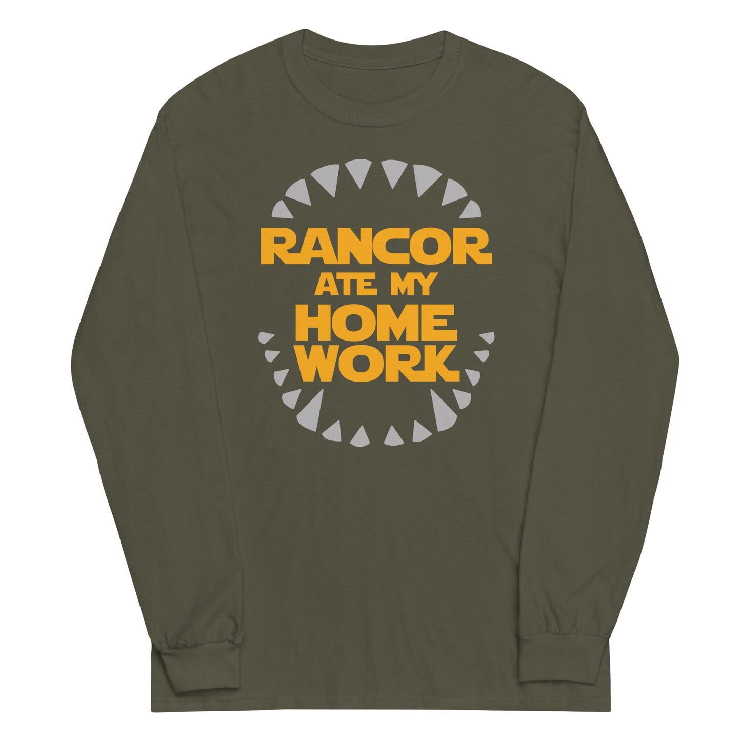 Rancor Ate My Homework Unisex Long Sleeve Tee