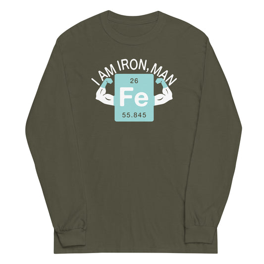 I Am Iron, Man Unisex Long Sleeve Tee