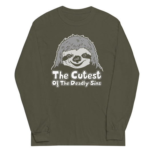 Sloth, The Cutest Of The Deadly Sins Unisex Long Sleeve Tee