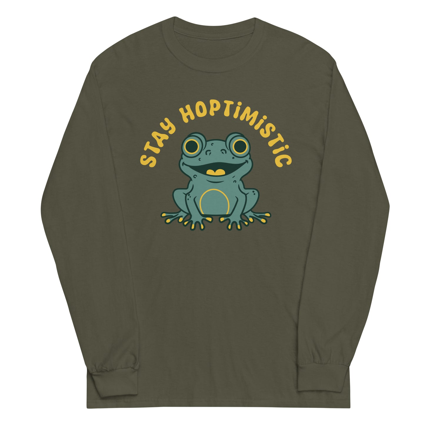 Stay Hoptimistic Unisex Long Sleeve Tee