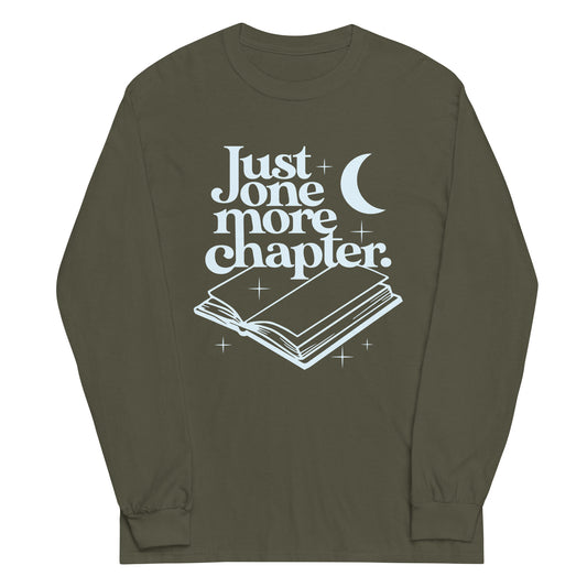 Just One More Chapter Unisex Long Sleeve Tee