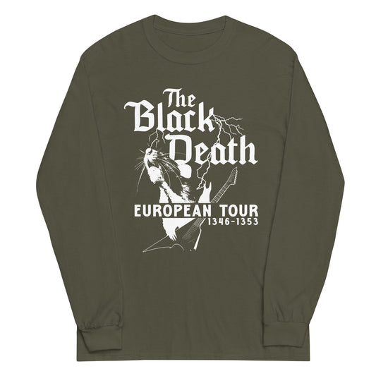 The Black Death Eurpoean Tour Unisex Long Sleeve Tee