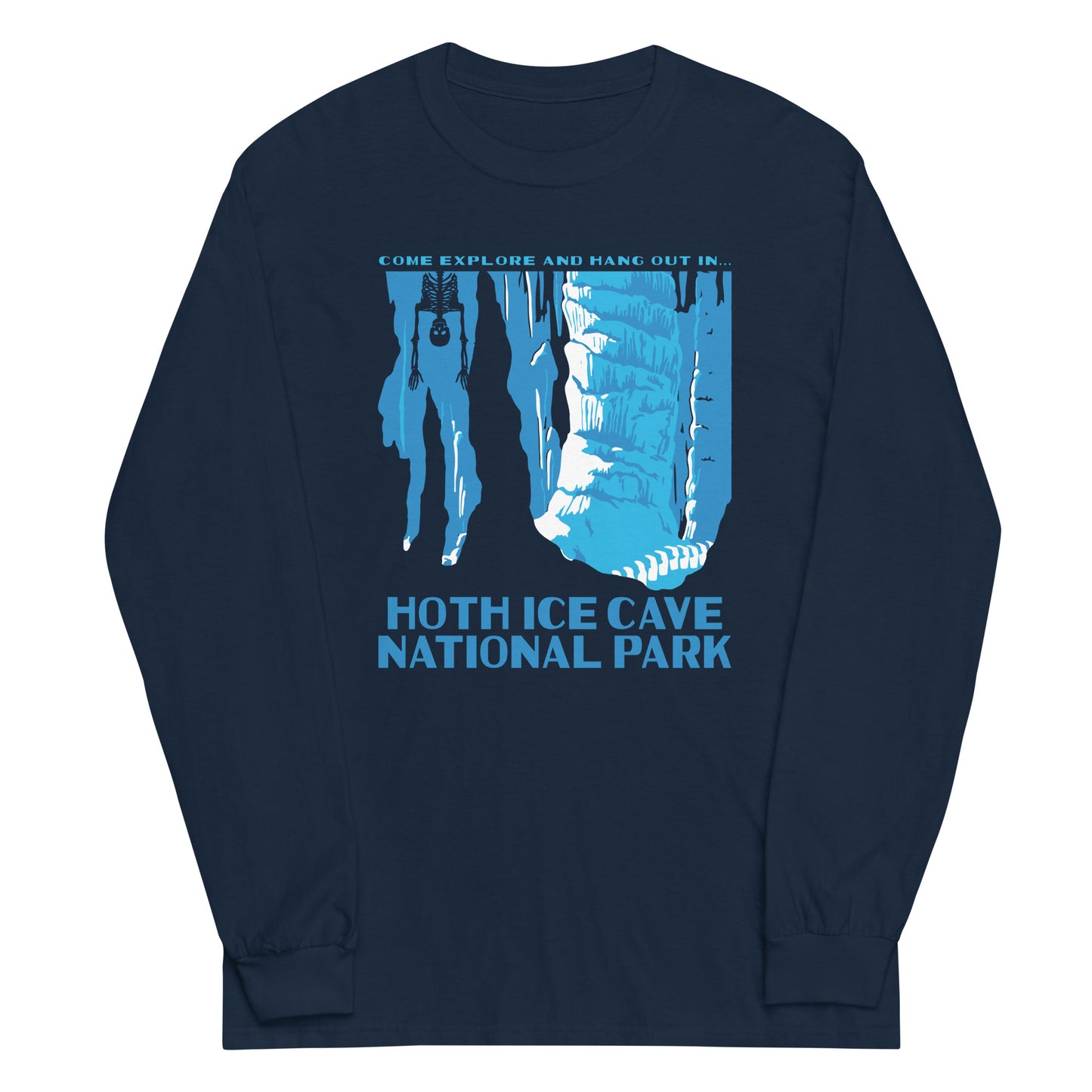 Hoth Ice Cave National Park Unisex Long Sleeve Tee