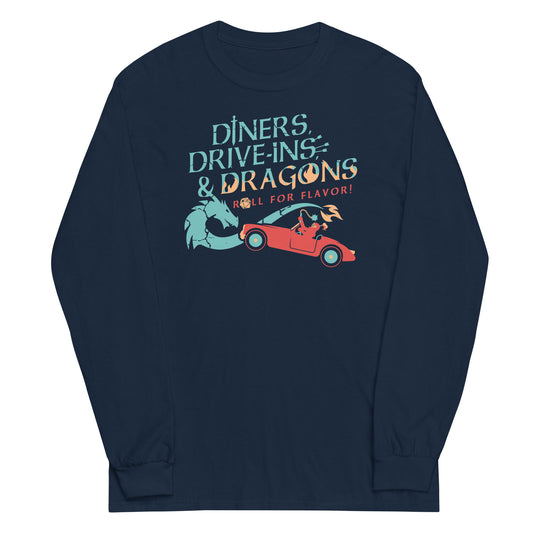 Diners, Drive-ins, & Dragons Unisex Long Sleeve Tee