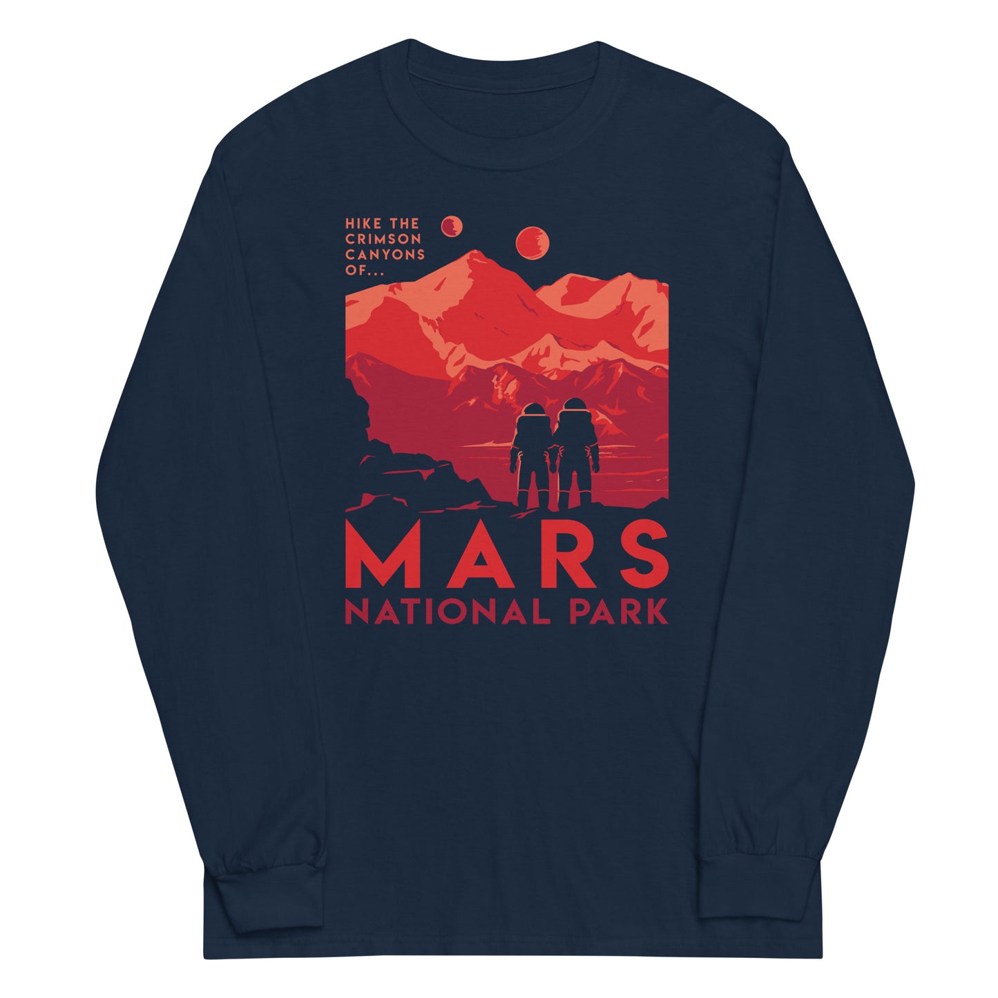 Mars National Park Unisex Long Sleeve Tee