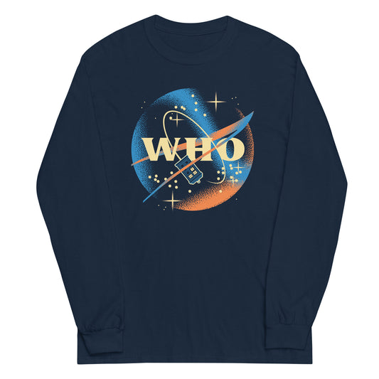 Who Space Administration Unisex Long Sleeve Tee