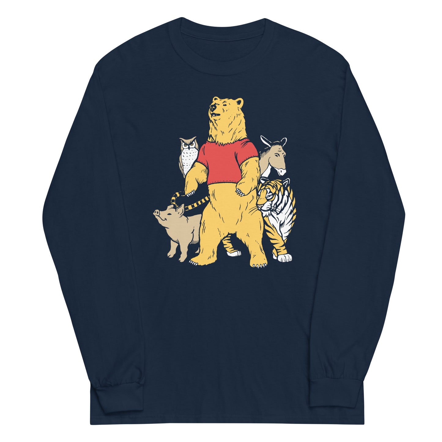 Bear And Friends Unisex Long Sleeve Tee