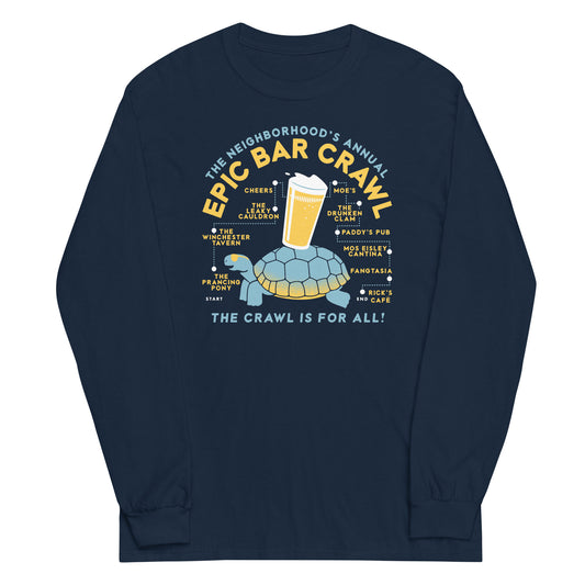 Epic Bar Crawl Unisex Long Sleeve Tee