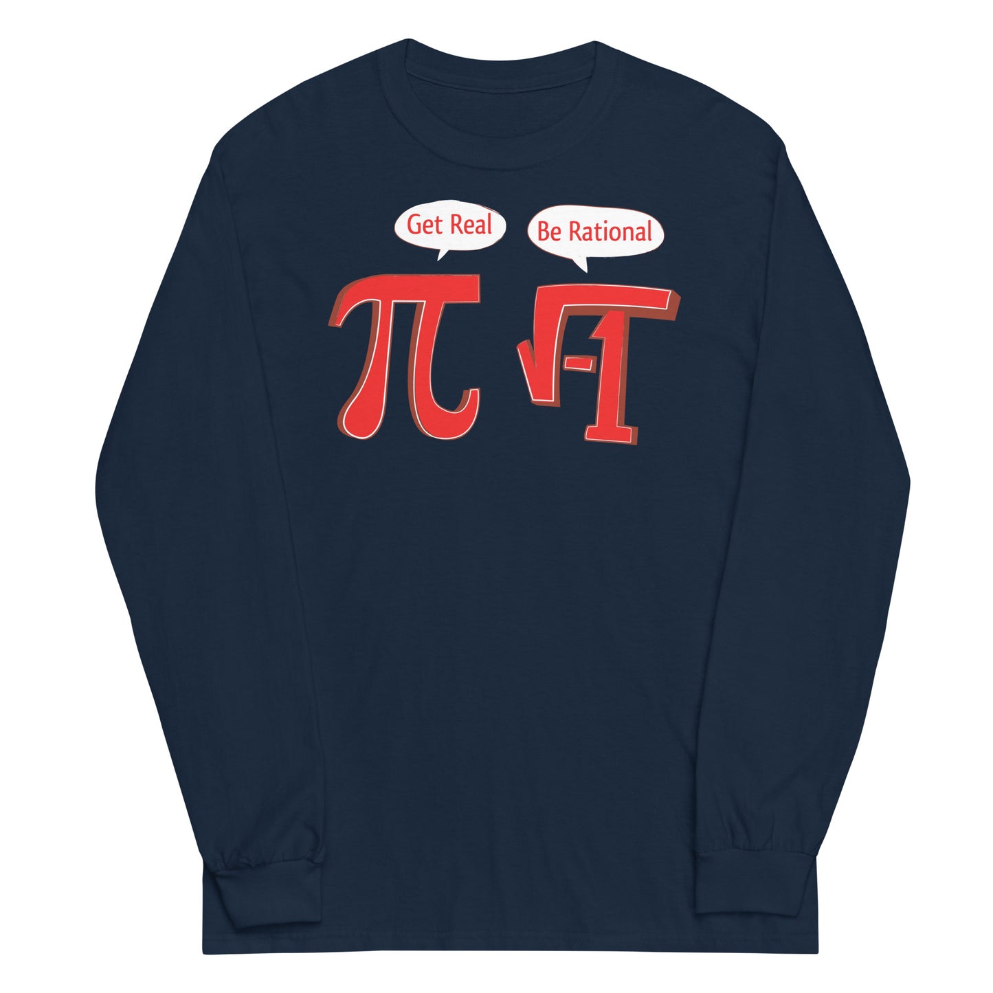 Pi Be Rational Unisex Long Sleeve Tee