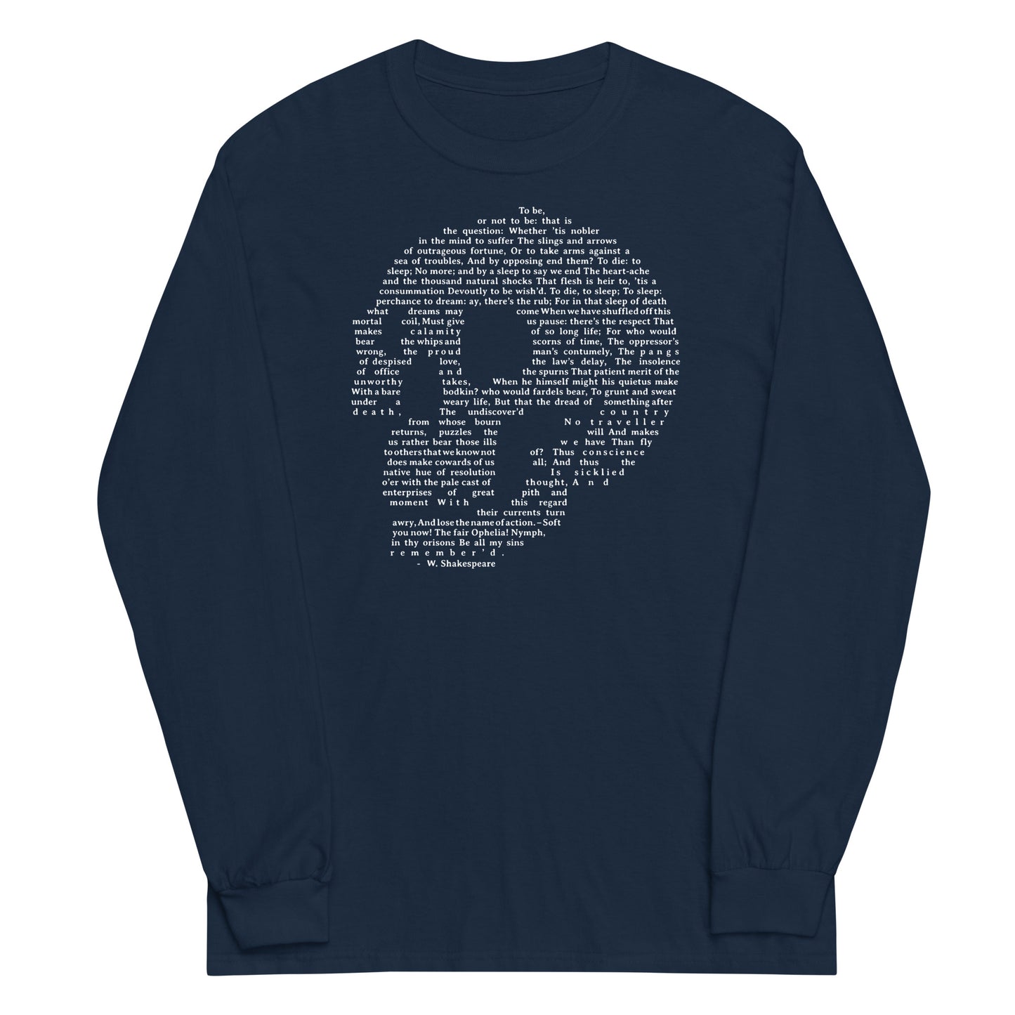 Hamlet Soliloquy Unisex Long Sleeve Tee