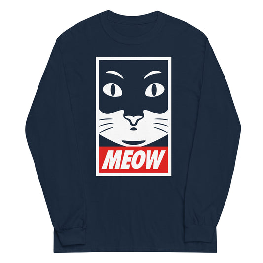 Meow Unisex Long Sleeve Tee