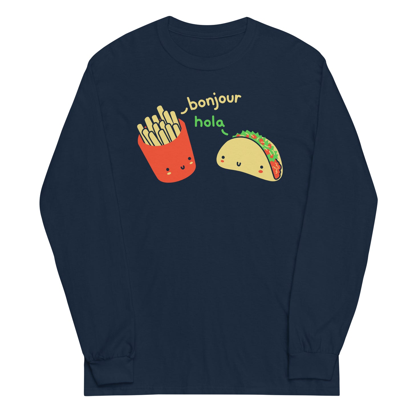 Hola Taco Unisex Long Sleeve Tee