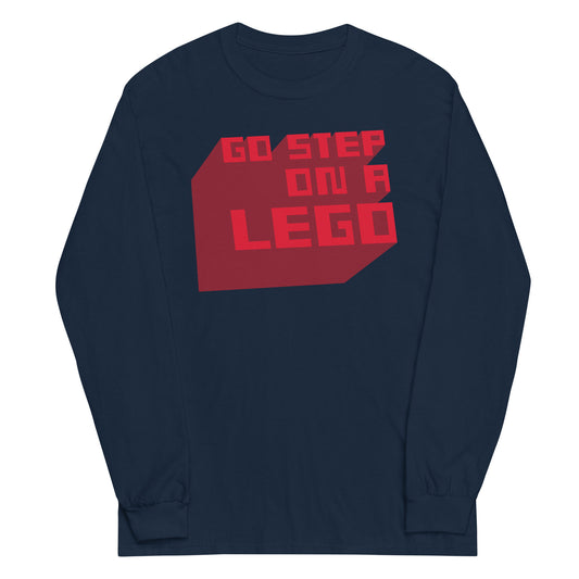 Go Step On A Lego Unisex Long Sleeve Tee