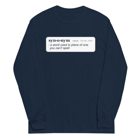 Synonym Definition Unisex Long Sleeve Tee