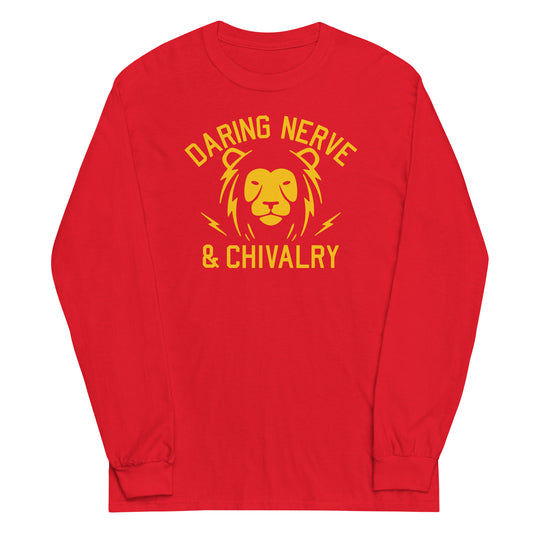 Daring, Nerve, And Chivalry Unisex Long Sleeve Tee