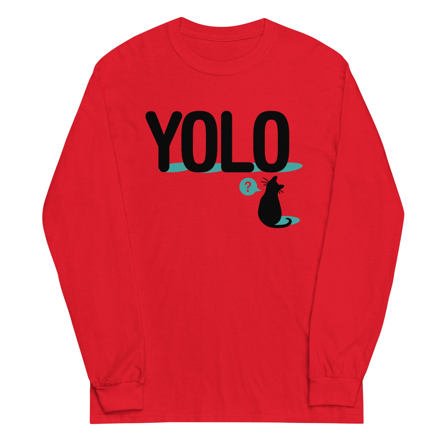 YOLO Cat Unisex Long Sleeve Tee