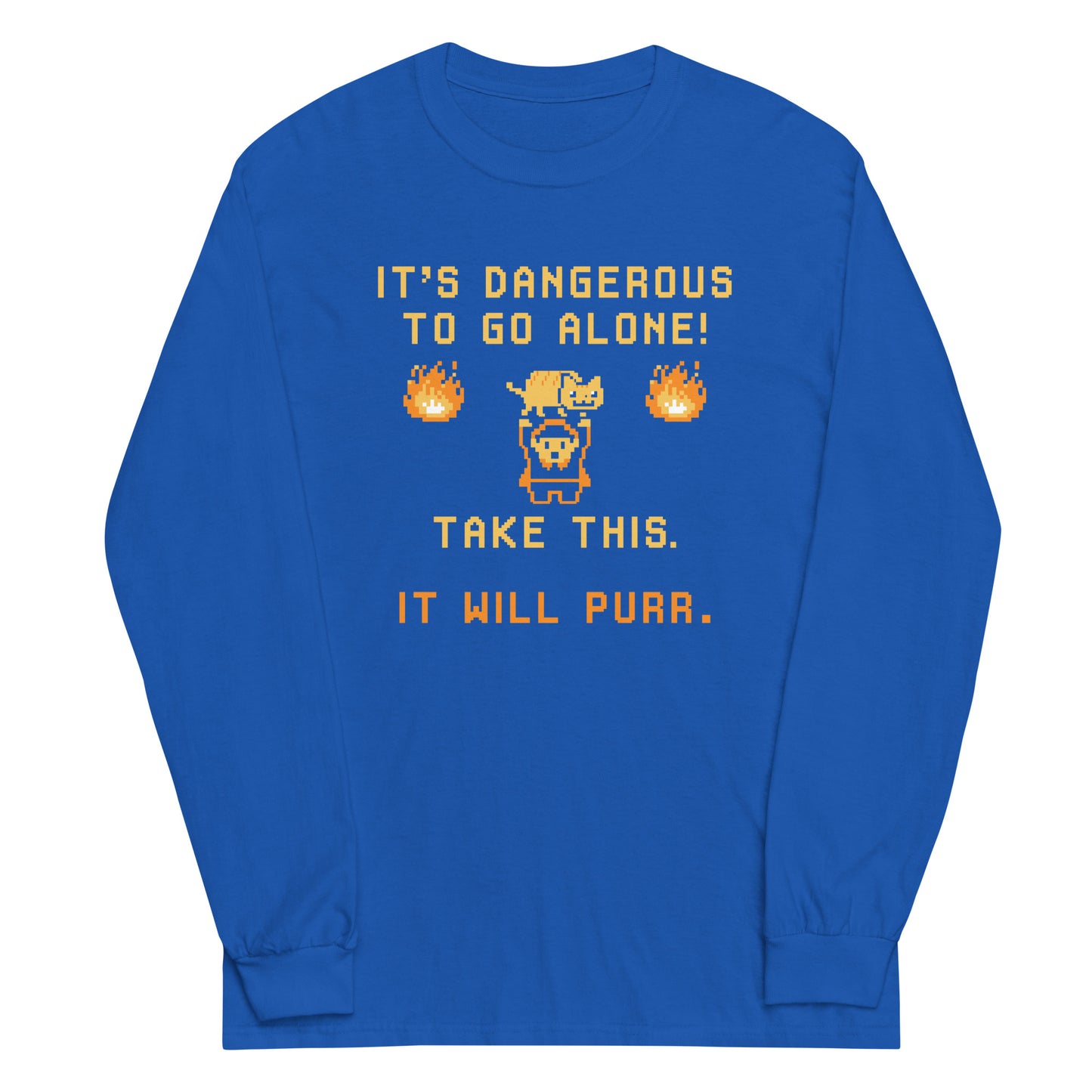 It's Dangerous To Go Alone Unisex Long Sleeve Tee